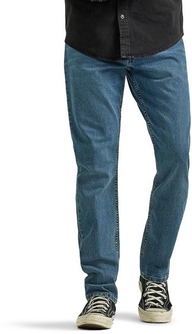 Wrangler 남성용 프리 투 스트레치 릴렉스 핏 부츠컷 진 미드 워시 36 x 32 462782