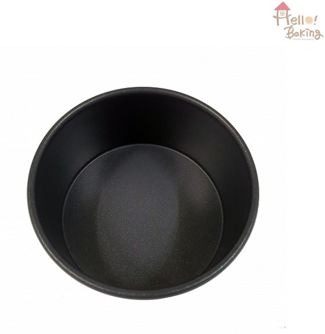 헬로베이킹 초미니 원형틀 10cmx5cm (원형 케익팬 빵틀 레터링 펄프 도시락 케이크), 1개