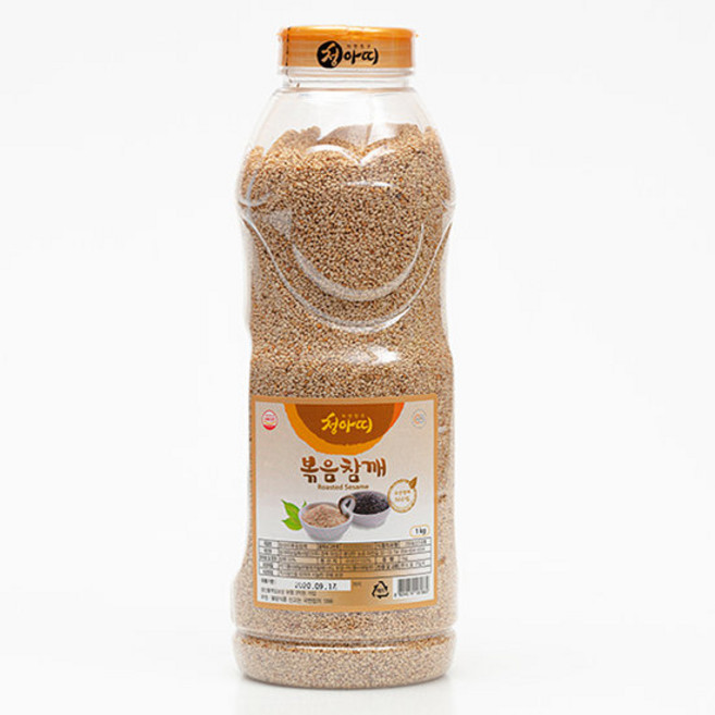 국산 청아띠 볶음참깨 1kg (PET), 1개