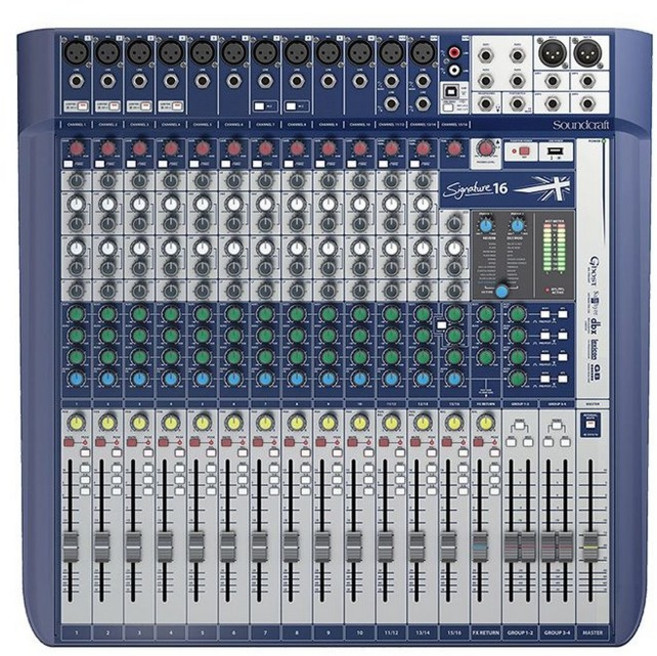 사운드 크래프트 아날로그 시그니처 음향 공연용 오디오 겸용 에어 전용, S16, 기본 모델명/품번