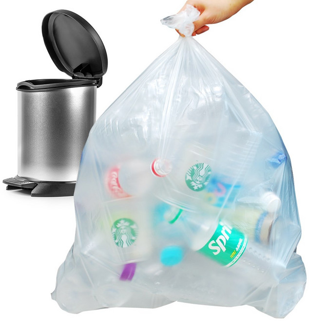 쓰레기봉투 평판봉투 투명, 20L, 600개