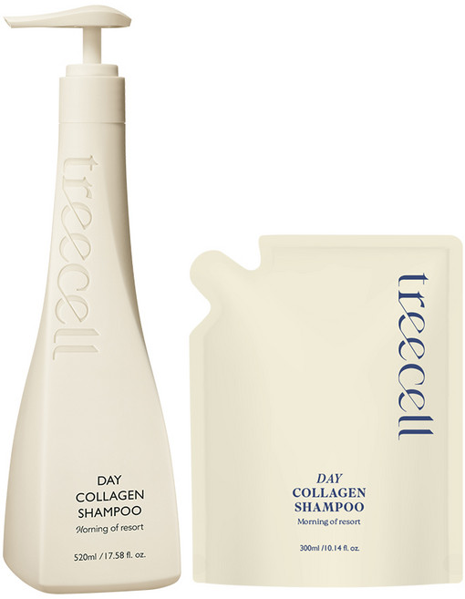 [본사직영] 트리셀 데이 콜라겐 샴푸 모닝 오브 리조트 520ML+300ML SET, 1개, 820ml