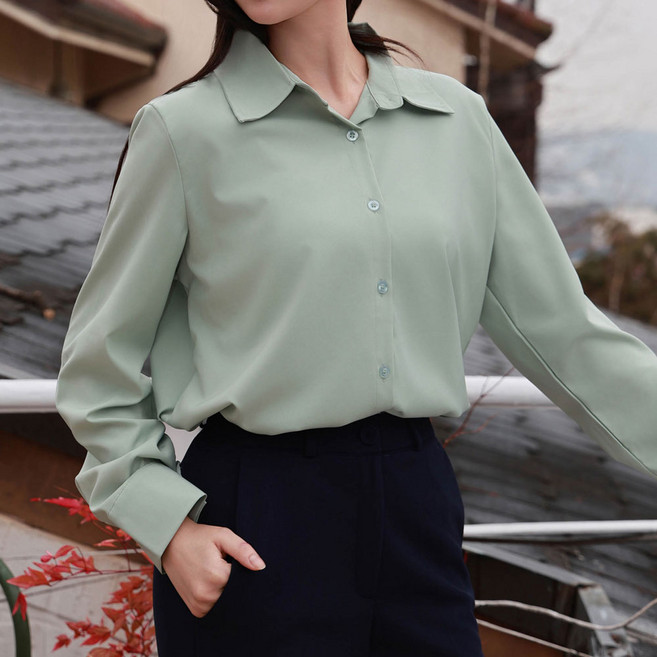 조이메리 여성 링클프리 구김없는 긴팔 셔츠 14컬러 프라하 블라우스