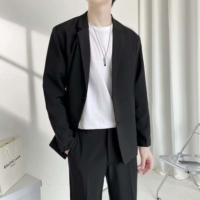 OFAT SHOP夏季西裝套裝 - 冰絲西裝外套、休閒西裝褲【MC66】