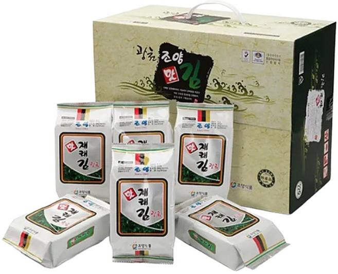 진짜 맛있는 김광천조양맛김 조미 식탁 재래 도시락 김 72봉 직송, 72개, 3g