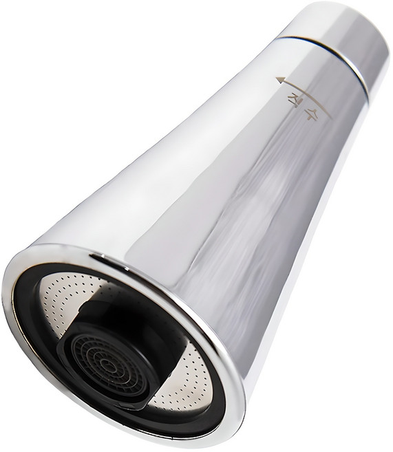 수도엔꼭지 수압상승 벨 크롬 주방 포말 헤드, 1개