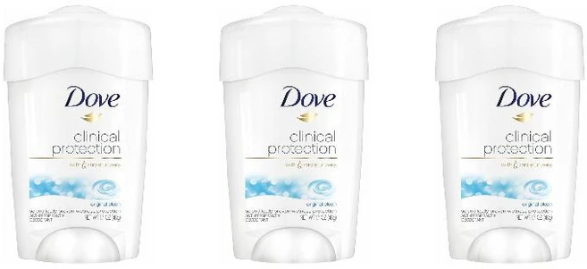 Dove 도브 클리니컬 프로텍션 오리지널 클린 데오드란트 48g 3팩 - 쿠팡