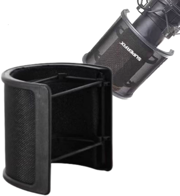 슈퍼픽스 U자형 마이크 팝 필터 MS19B, 1개