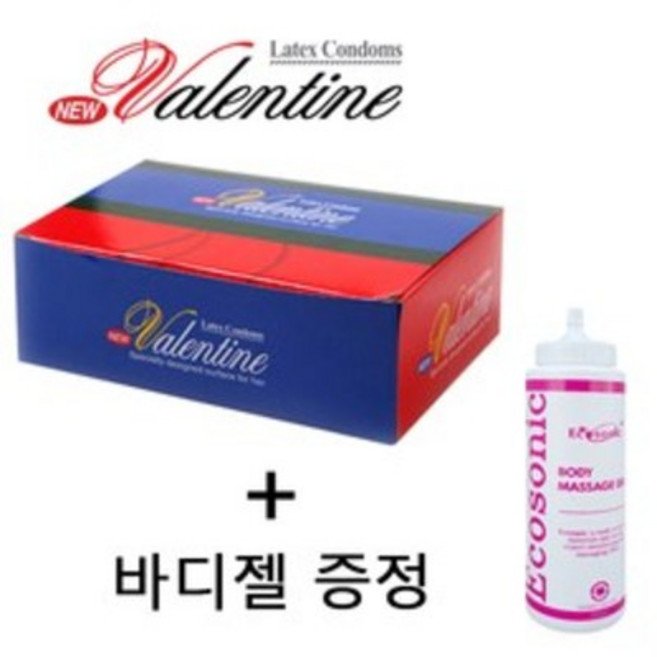 뉴(NEW)발렌타인 벌크콘돔 100p+증정 바디젤, 100개입, 1개