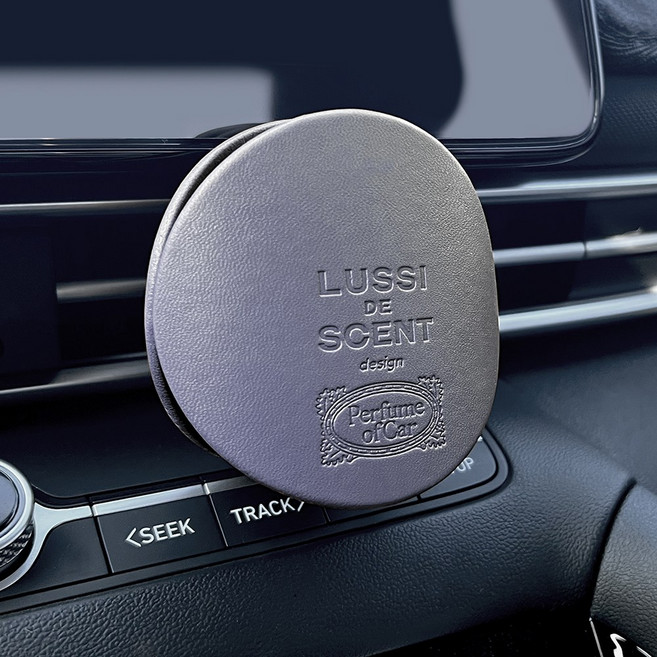 루시센트 고급 명품 가죽 차량용방향제 차량용디퓨저 세트, 1개, 오르넌스 크로니아