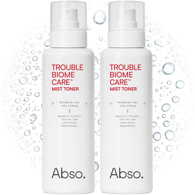 앱소 트러블 바이옴 케어 미스트 토너 안개 분사, 2개, 200ml