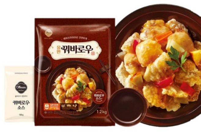 올반 꿔바로우 탕수육 1.2 kg, 6개, 1.2kg