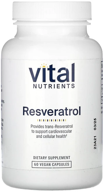 12월눈오는달 Vital Nutrients 레스베라트롤 베지 캡슐 60정 미리준비하세요, VitalNutrients레스베라트롤베지캡슐60정, 1개 - 쿠팡