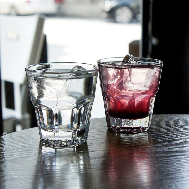 [파사바체] 카사블랑카 언더락 140ml 2P/4P/6P(개) 위스키잔 디저트컵 물컵 물잔 유리컵 주스컵 아이스커피잔 카페용 맥주잔 브랜디 프리미엄 글라스 초특가, 6개