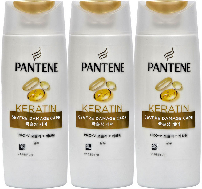 팬틴 프로브이 극손상 케어 샴푸, 90ml, 3개