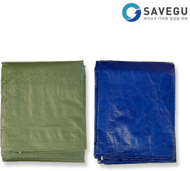 방수 갑바 양면코팅 국방색 대형 방수포 15m x 20m 국산 천막 트럭 차호로