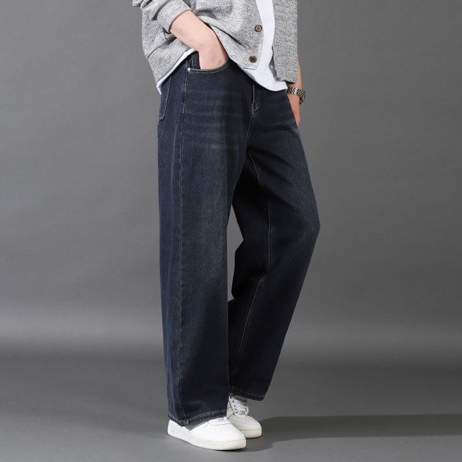 후앙스 사계절 와이드 스판 허리 인밴딩 데님 청바지 GZCP-5181