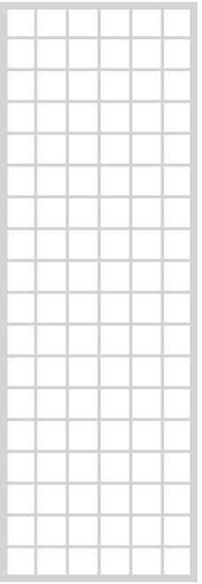 JNCP 휀스망 30x90cm 메쉬망 네트망 철망 악세사리진열대 방묘, 화이트, 1개