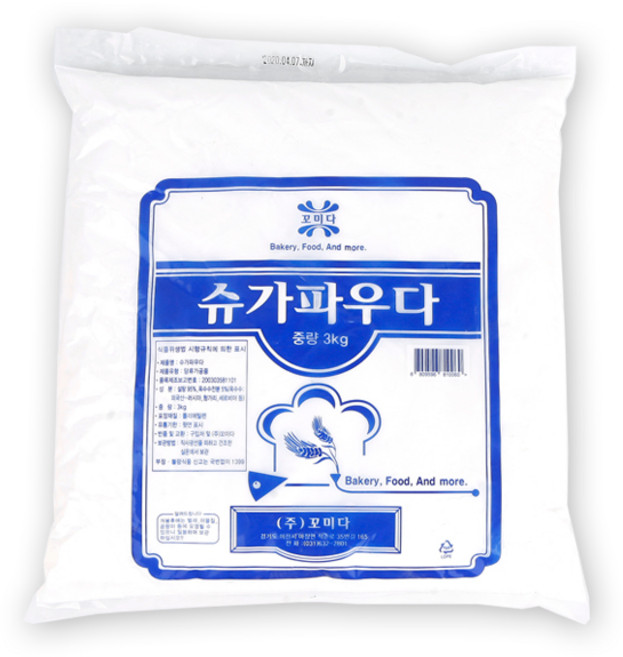 쿠킹스토리 슈가파우더, 3kg, 1개