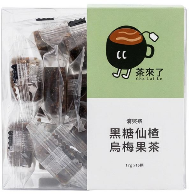 茶來了 黑糖仙楂烏梅果茶 17g x 15顆, 1個
