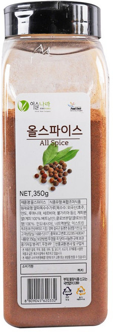 푸드올마켓_ 이슬나라 올스파이스분말 350g, 1개