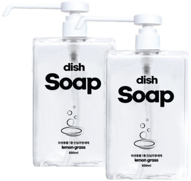 화이트트리 1종 안심 주방세제, 500ml, 2개