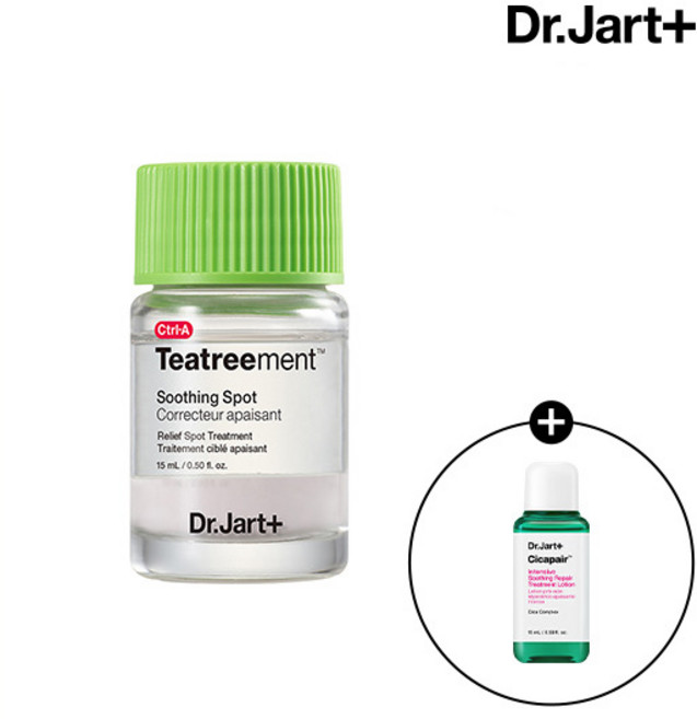 [닥터자르트] 컨트롤에이 티트리먼트 수딩 스팟 15ml (+시카페어 트리트먼트 로션 15ml), 1개