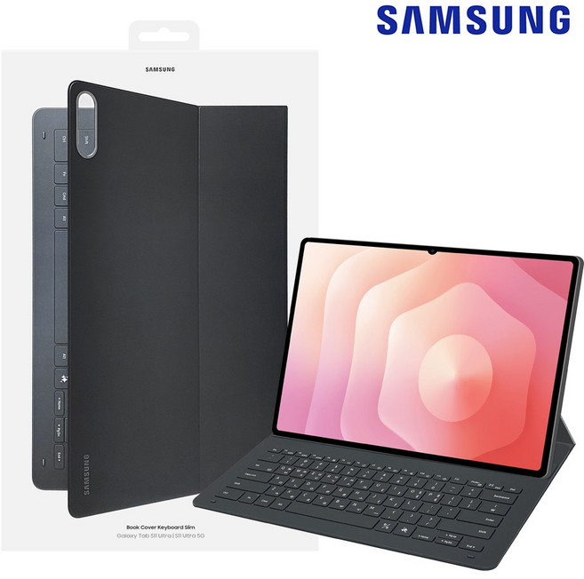 삼성전자 AI 슬림 키보드 북커버, 블랙, 1개