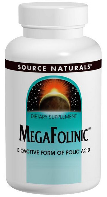 소스 내추럴스 메가폴리닉 800 mcg 120 타블렛, 120정, 1개