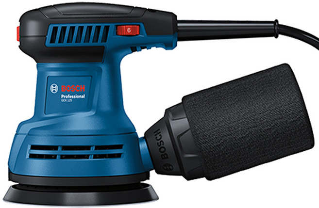 보쉬 원형샌더기 125mm 속도조절 샌딩기 GEX125, 1개
