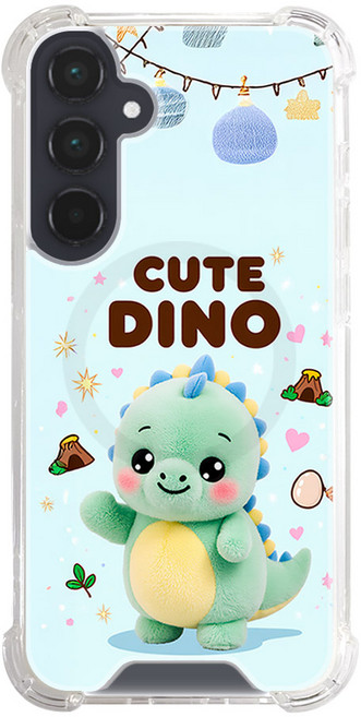 귀요미 동물 맥세이프 모서리쿠션 젤리 하드 갤럭시 아이폰 케이스 공룡