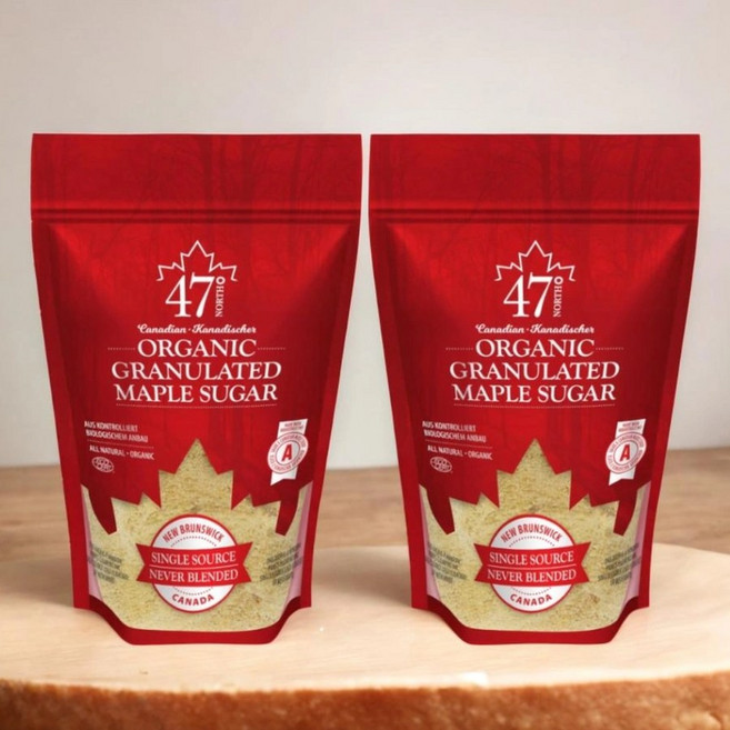 캐나다 47도 노스 메이플 슈가 설탕 250g x2팩 조미료 향신료 베이킹, 2개