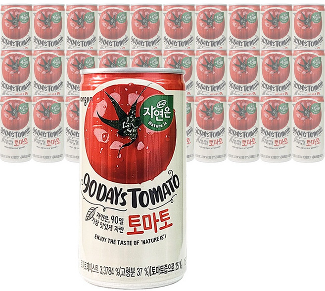 웅진 내사랑 토마토, 180ml, 30개