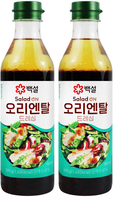 씨제이 오리엔탈 드레싱, 595g, 2개