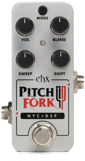 ELECTRO-HARMONIX 일렉트로 하모닉스 PICO PITCH FORK 피치 시프터 기타 이펙터, 1개
