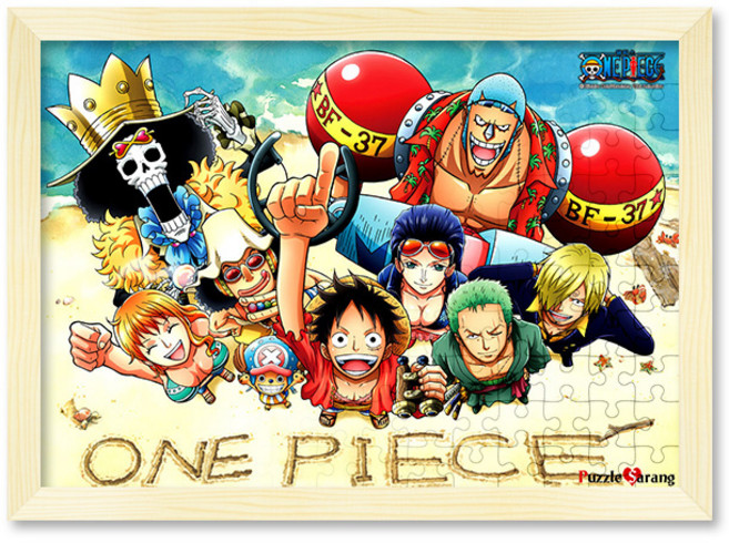 원피스 꿈을 향하여 직소 퍼즐+액자 세트 애니메이션 150피스, 단품, 1개