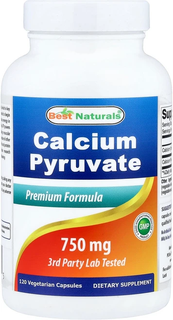 베스트 내추럴스 Best Naturals 칼슘 피루베이트 750mg 베지 캡슐 120정138208원산지:기타, Best Naturals, 칼슘 피루베이트, 750mg, 1, 120정 - 쿠팡