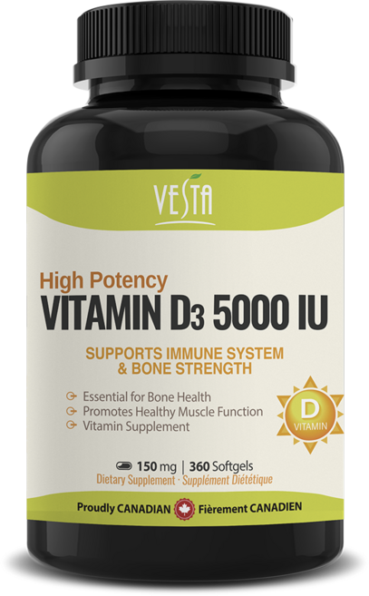 베스타 비타민D 5000 IU Vitamin D 캐나다산 360정 필수비타민, 1개