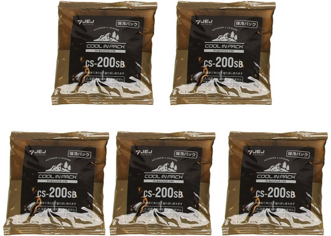 프리미엄 소프트 젤 아이스팩 쿨 인 팩 S, 1세트, 5개입