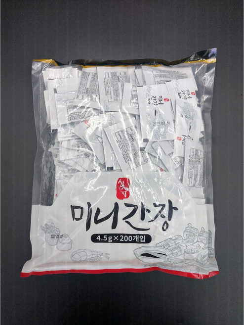 신슈미니간장 4.5gX200eaX10ea(1박스)*무료배송 / 미니간장 코우미니간장 미니회간장 회간장 회전용미니간장 회포장간장 회포장미니간장 소포장회간장 일회용회간장 일회용간장, 900g, 10개
