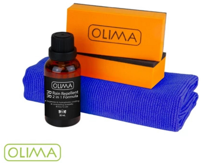 OLIMA RR雨自撥 油膜去除 玻璃鍍膜 超強撥水 視野清晰, 1個, 30ml