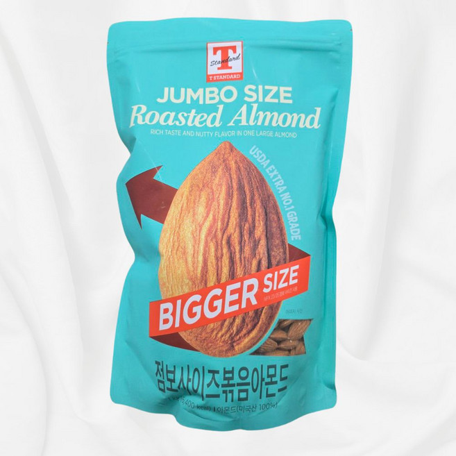 [T STANDARD] 미국산 볶음 아몬드 1KG, 1개