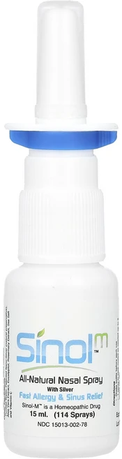 Sinol SinolM 100% 천연 성분 비강 스프레이 빠른 알레르기 및 부비강 증상 완화 15ml, SinolSinolM100천연성분비강스프레이빠른알레르기, 1개 - 쿠팡