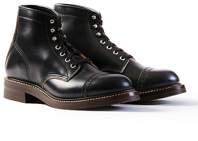 존 로프그렌 컴뱃 부츠 블랙 HORWEEN LEATHER CXL