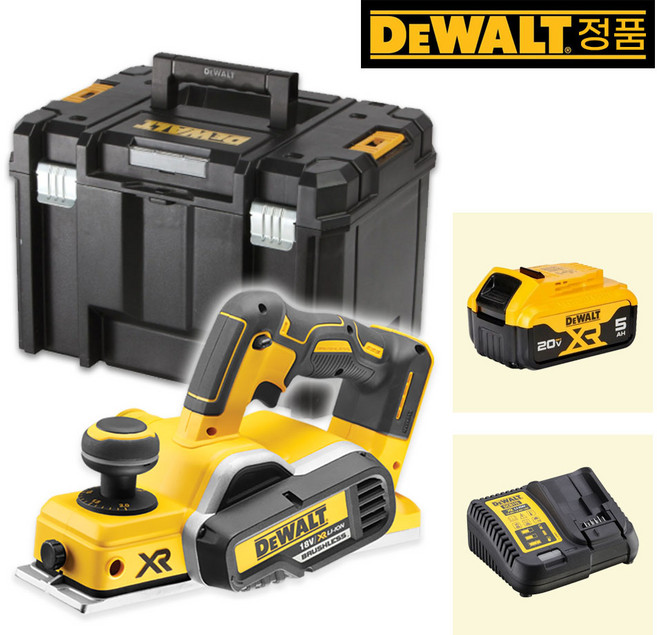 디월트 DCP580P1 충전 대패 20V 5.0Ah 배터리 1개 세트