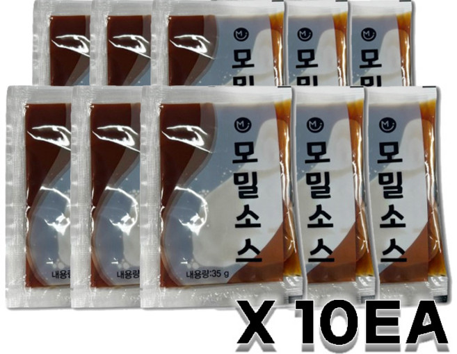 엠제이 프리미엄 모밀소스, 35g, 10개