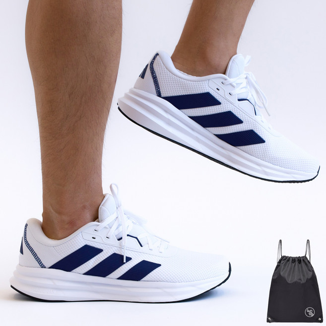 아디다스 쿠션폼 남성 운동화 화이트 다크네이비 런닝화 (PGN짐쌕가방 지급)