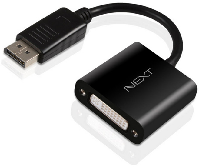 넥스트링크 DP to DVI 컨버터 1.1Ver FHD 1080p 60Hz, CP 0835 (DP to DVI 컨버터)