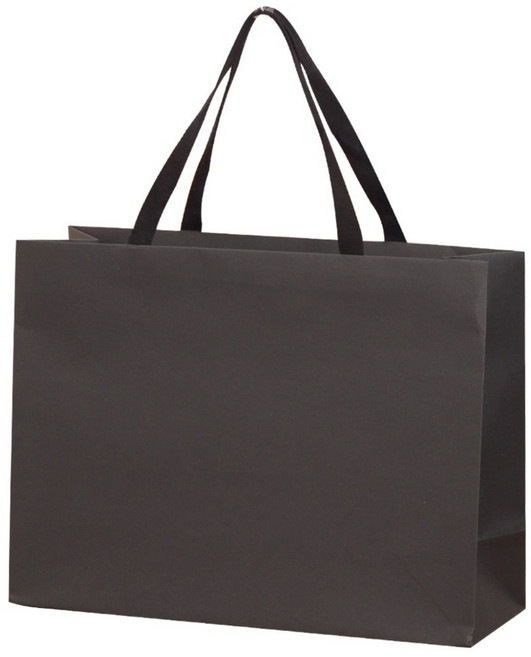 크루거브렌트 도톰 블랙 쇼핑백, (2)가로형 중 10개입 400*300*140mm