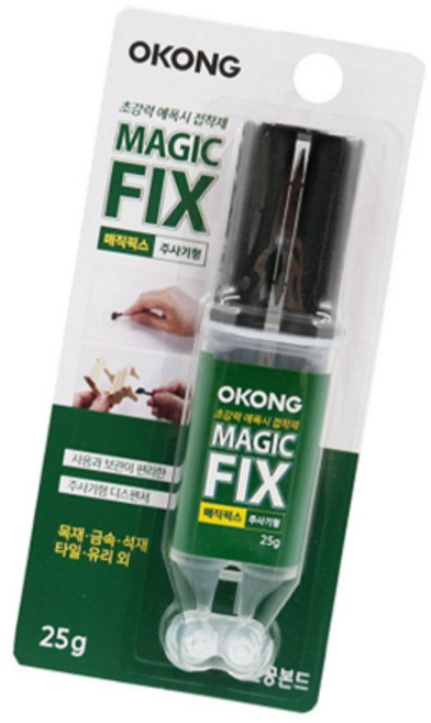 짱이상회 오공 초강력 에폭시 매직픽스 25g 금속접착제